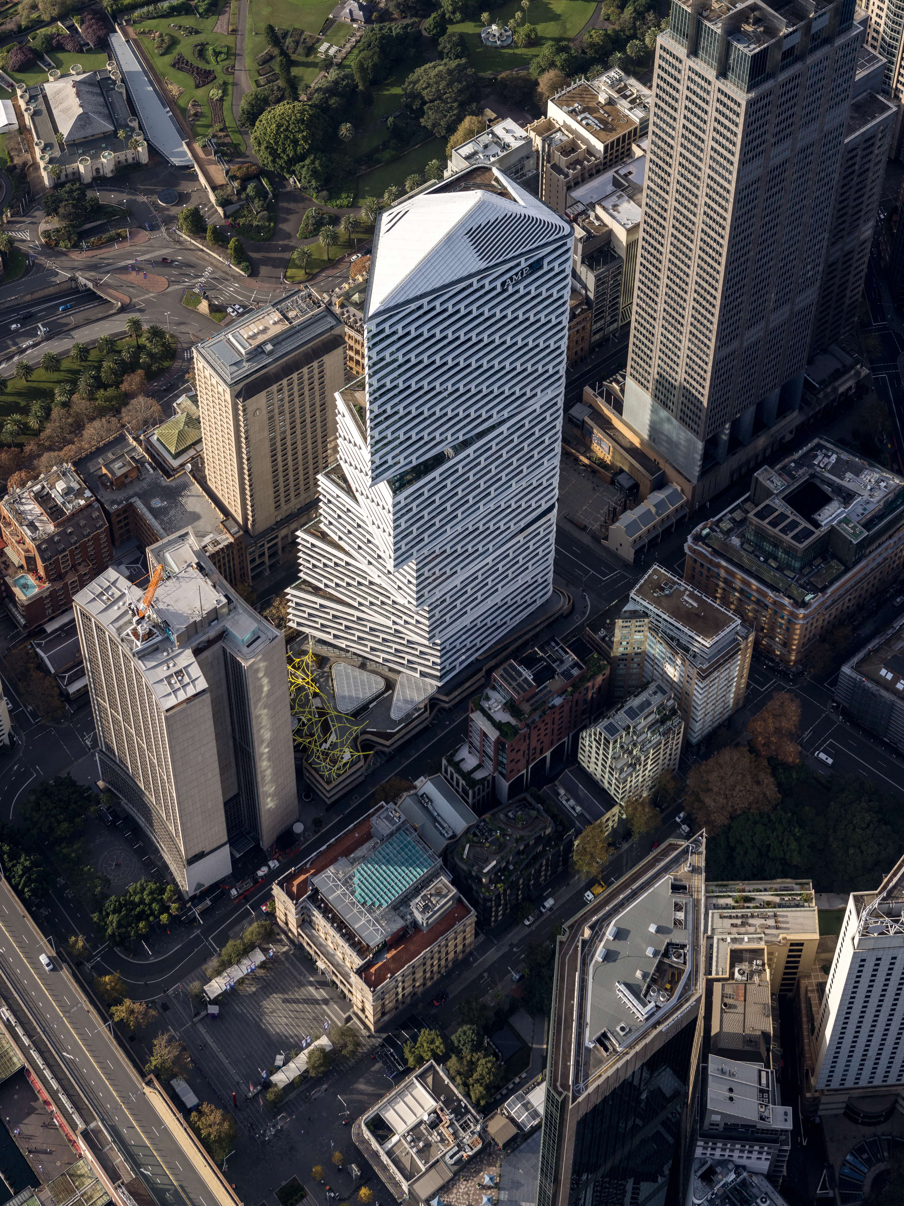Photo of Quay Quarter Tower's cantilevers